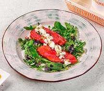 Печёные перцы с брынзой и фисташками