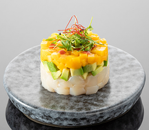 Тартар из гребешка