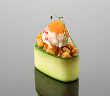 Суши в огурце Угорь, краб