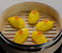 Димсамы с сибасом