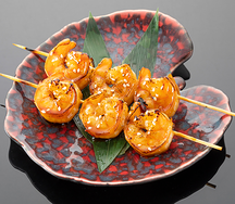 Шашлычки из креветок