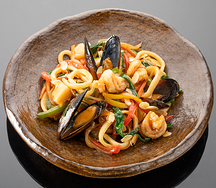 Лапша удон с морепродуктами