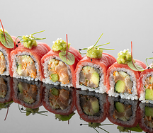 Ролл из двух видов тунца