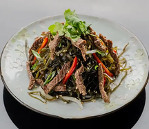 Морская капуста с мясом