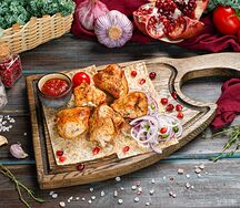 Шашлык из куриной мякоти