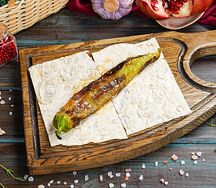 Армянский острый перец на углях