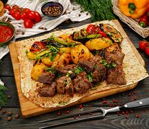 Садж со свининой