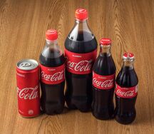 Coca-Cola в стеклянной бутылке