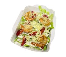 Салат Цезарь с креветками