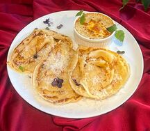 Блинчики с куриным жюльеном