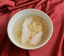 Бульон с курицей