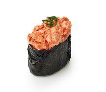 Гункан спайси Копченый лосось