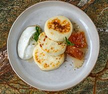 Сырники с тыквенным вареньем