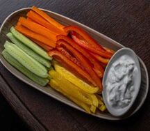 Детские овощные палочки с мацони