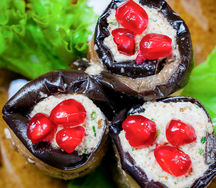 Баклажаны с орехами