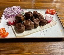 Шашлык из бараньего языка