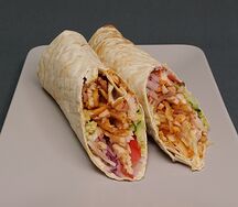 Шаурма с курицей в лаваше