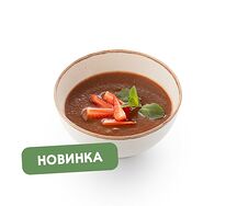 Гаспачо с клубникой