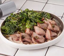Мясной салат