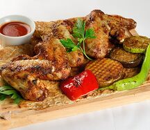 Шашлык из куриных крыльев