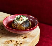 Печеный картофель, камчатский краб