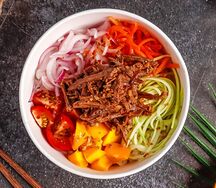 Боул с пряной говядиной