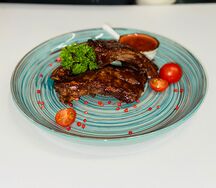 Ребра свиные в соусе
