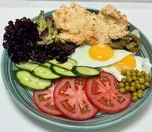 Большой английский завтрак с курицей
