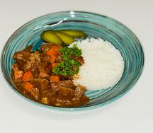 Гуляш с рисом 