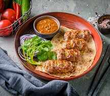 Люля-кебаб со свининой и телятиной