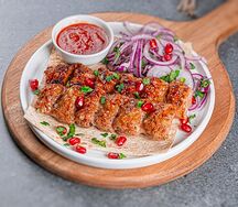 Люля-кебаб из курицы с грибами