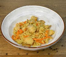 Плов с курицей