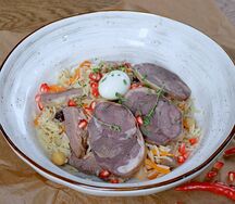 Плов с казы