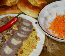 Плов с казы на компанию