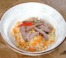 Плов с говядиной