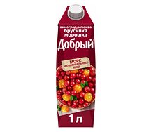 Добрый Морс винoград-Клюква-Брусника-Морошка