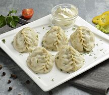 Манты на пару из говядины