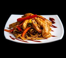 Домашняя лапша с курицей