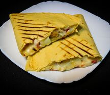 Тако с курицей и сыром