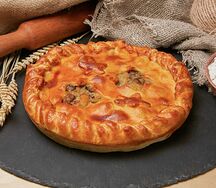 Пирог с картофелем и грибами