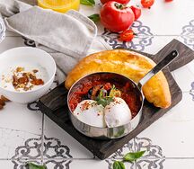 Шакшука с маринованной фетой