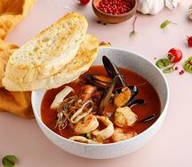 Суп с морепродуктами