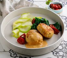 Котлеты из щуки с соусом