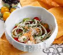 Салат с морепродуктами