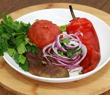 Овощи на углях