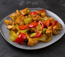 Острое филе курицы в соевом соусе