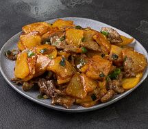 Говядина, жаренная с картофелем