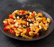 Филе курицы кум-по с арахисом