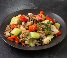 Салат из морепродуктов