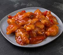 Филе рыбы в кисло-сладком соусе